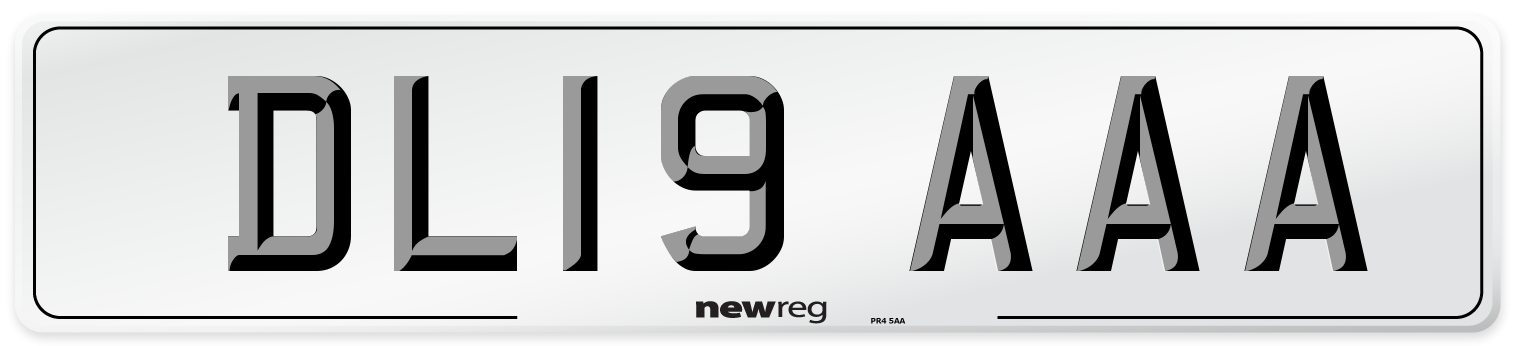 DL19 AAA Number Plate from New Reg